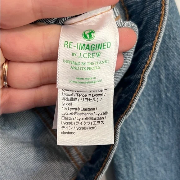 J. Crew Louisa Lady Denim Crop Jacket Size 8 - Picture 7 of 13